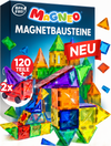 Magnetische Bausteine 120 Teile – Magneo PRO mit SafeCapsule Magneo - Magnetische Bausteine